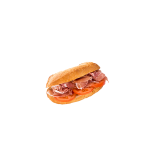 Mini mollete a la plancha de jamón ibérico, aceite y tumaca