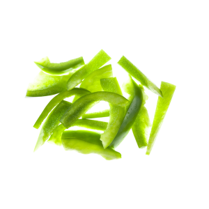 Pimiento verde crudo