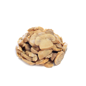 Champiñón cocido en láminas